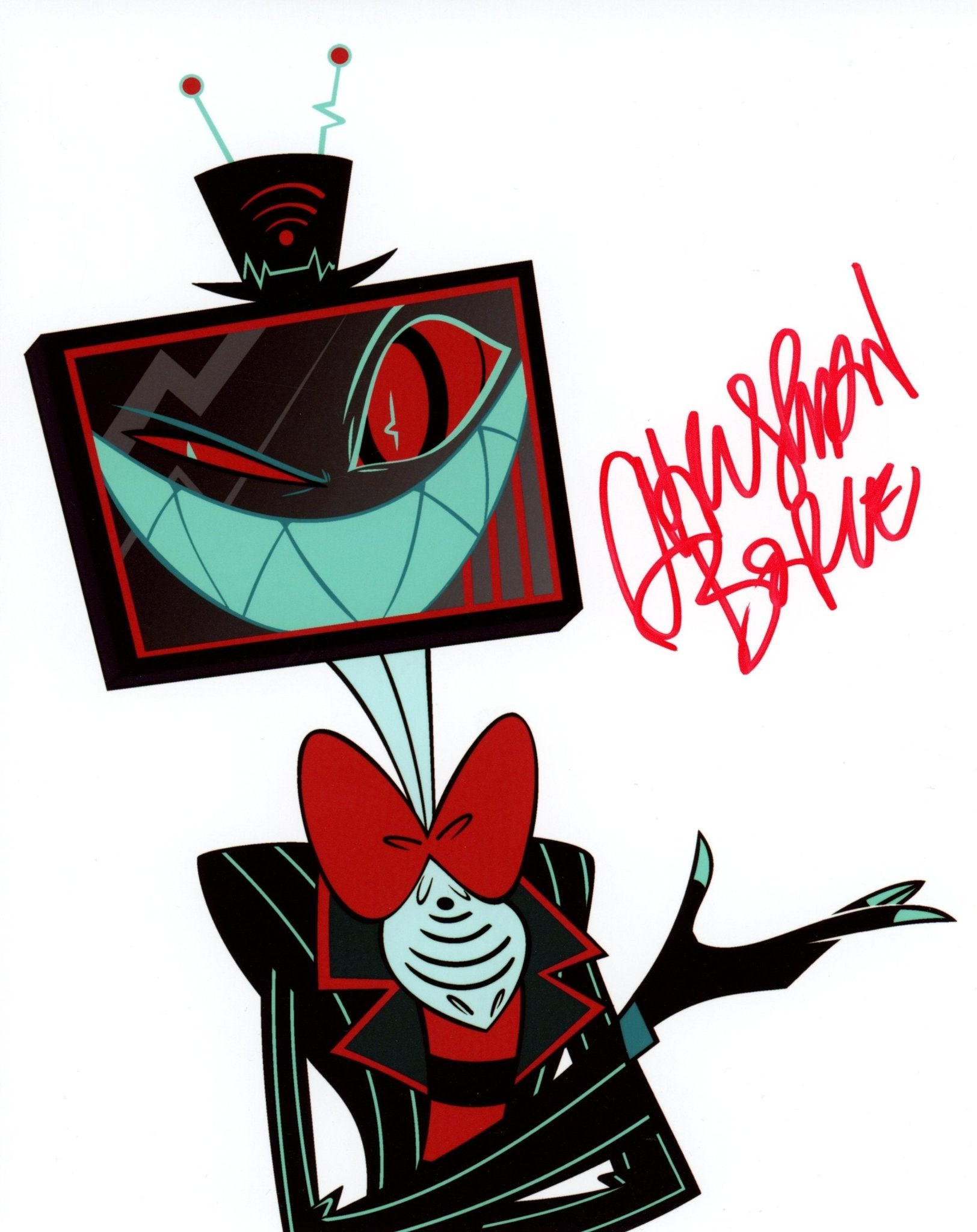 Christian Borle Hazbin Hotel 8x10 Signed Photo JSA Certified Autograph