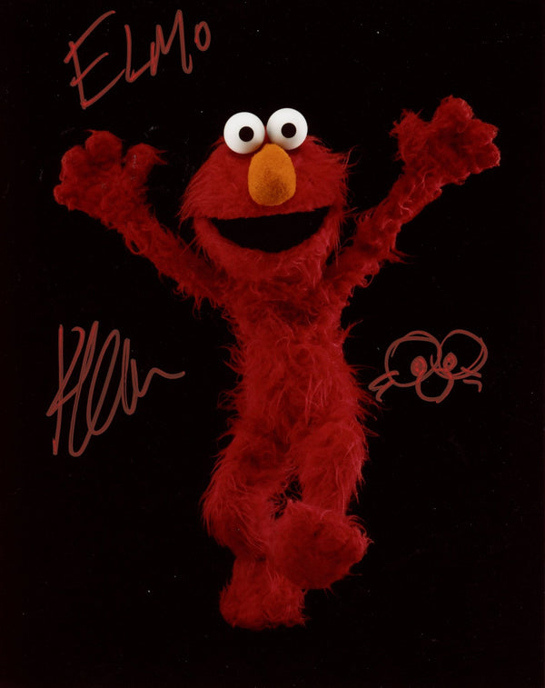 Kevin Clash Elmo Sesame Street 8x10 Signed Photo
