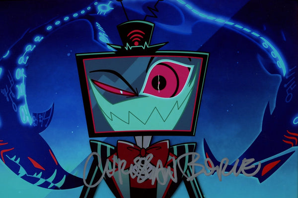 Christian Borle Hazbin Hotel 8x12 Signed Photo JSA Certified Autograph