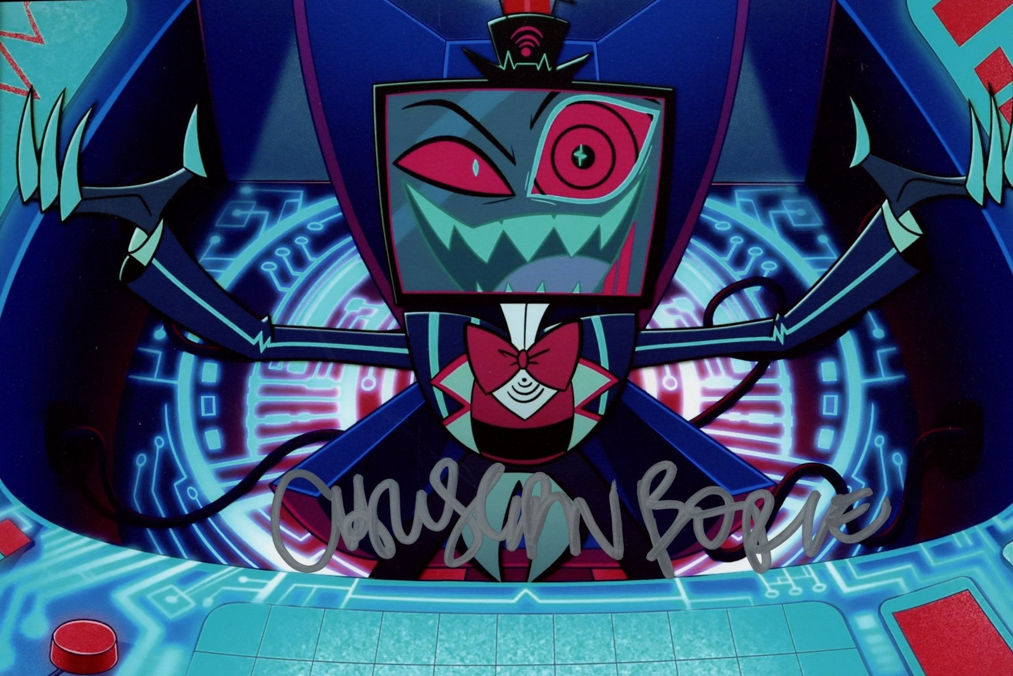 Christian Borle Hazbin Hotel 8x12 Signed Photo JSA Certified Autograph