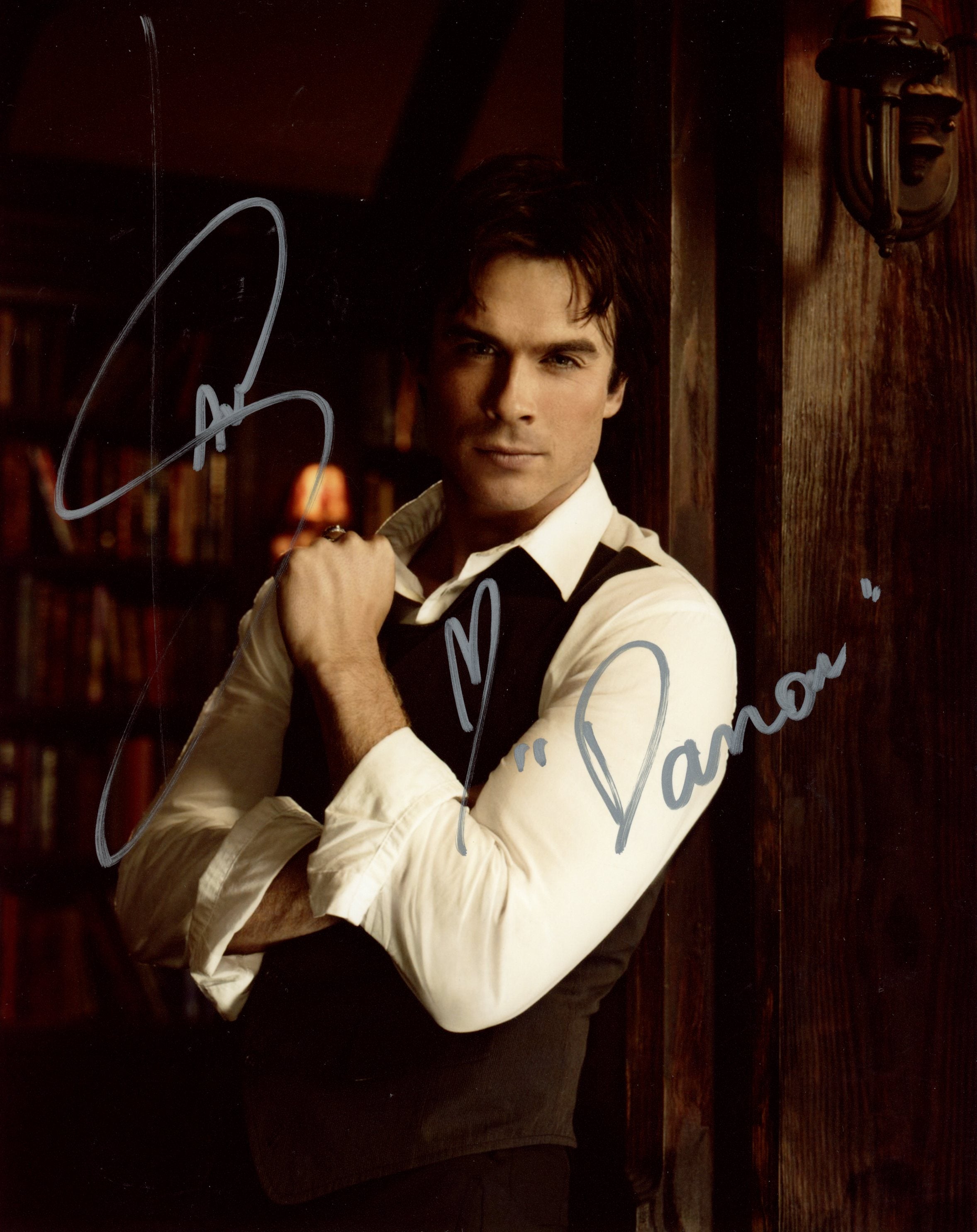 Ian Somerhalder The Vampire Diaries 8x10 Signed Photo