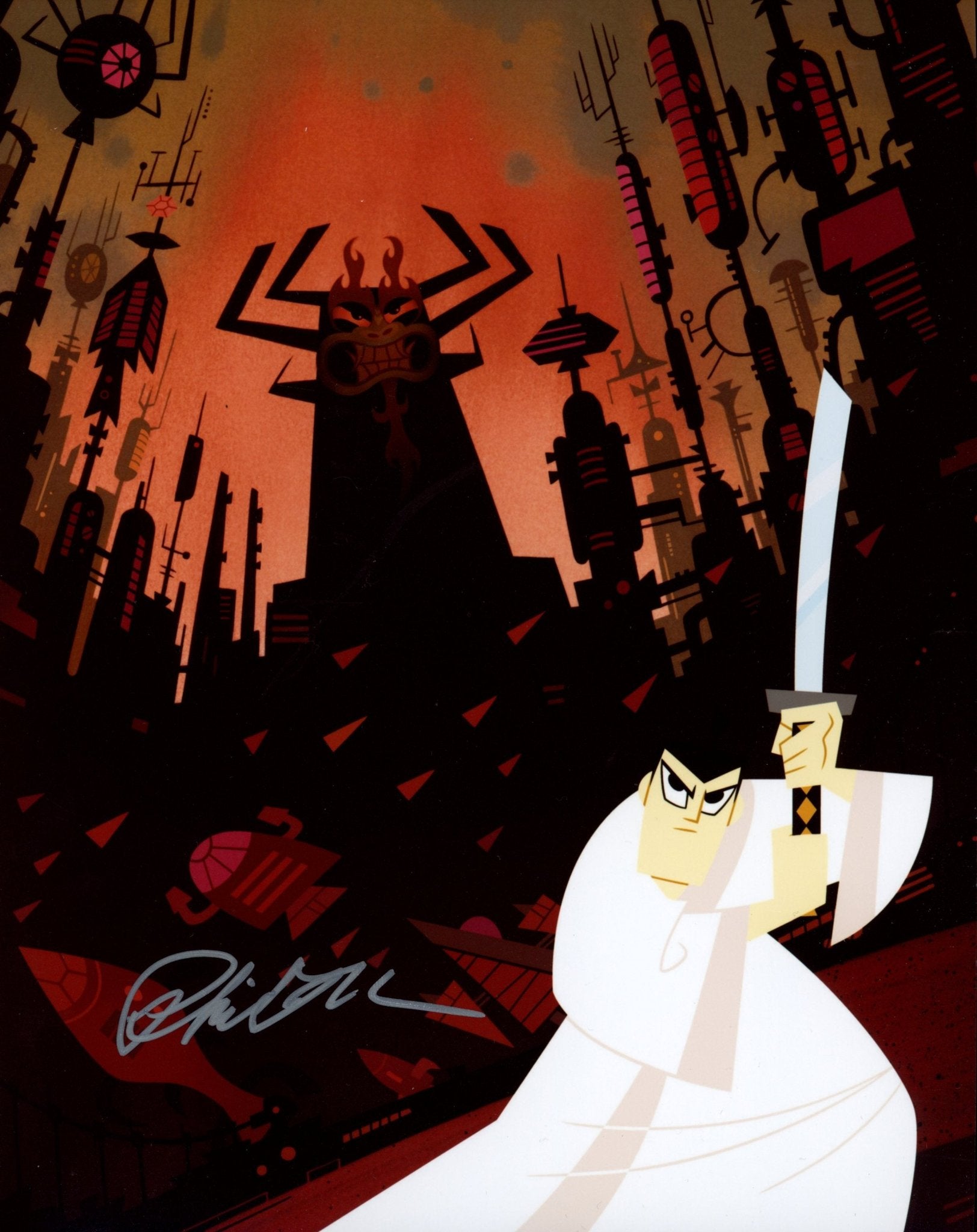 Phil LaMarr Samurai Jack 8x10 Signed Photo JSA Certified Autograph
