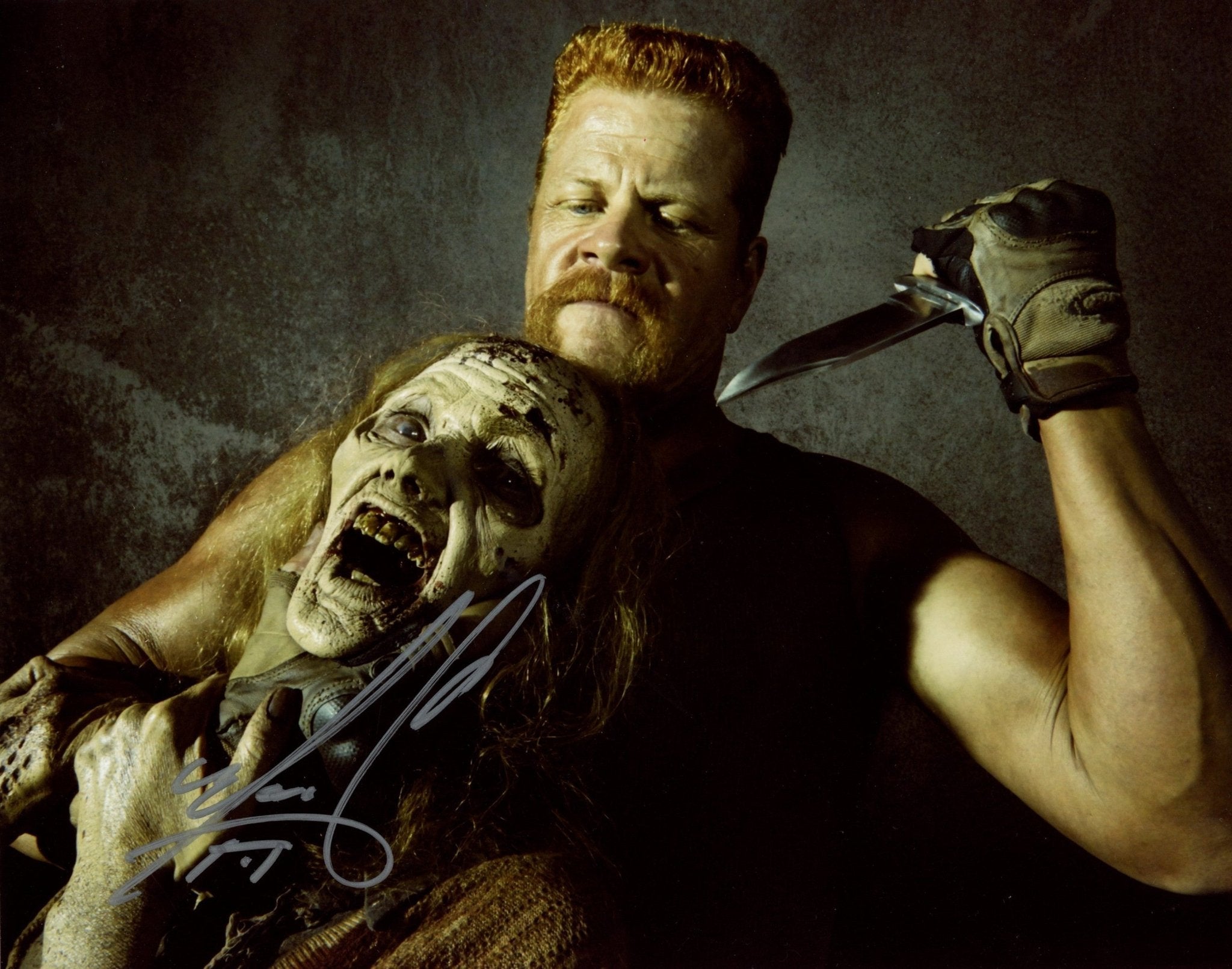 Michael Cudlitz The Walking Dead 8x10 Signed Photo JSA Certified Autograph
