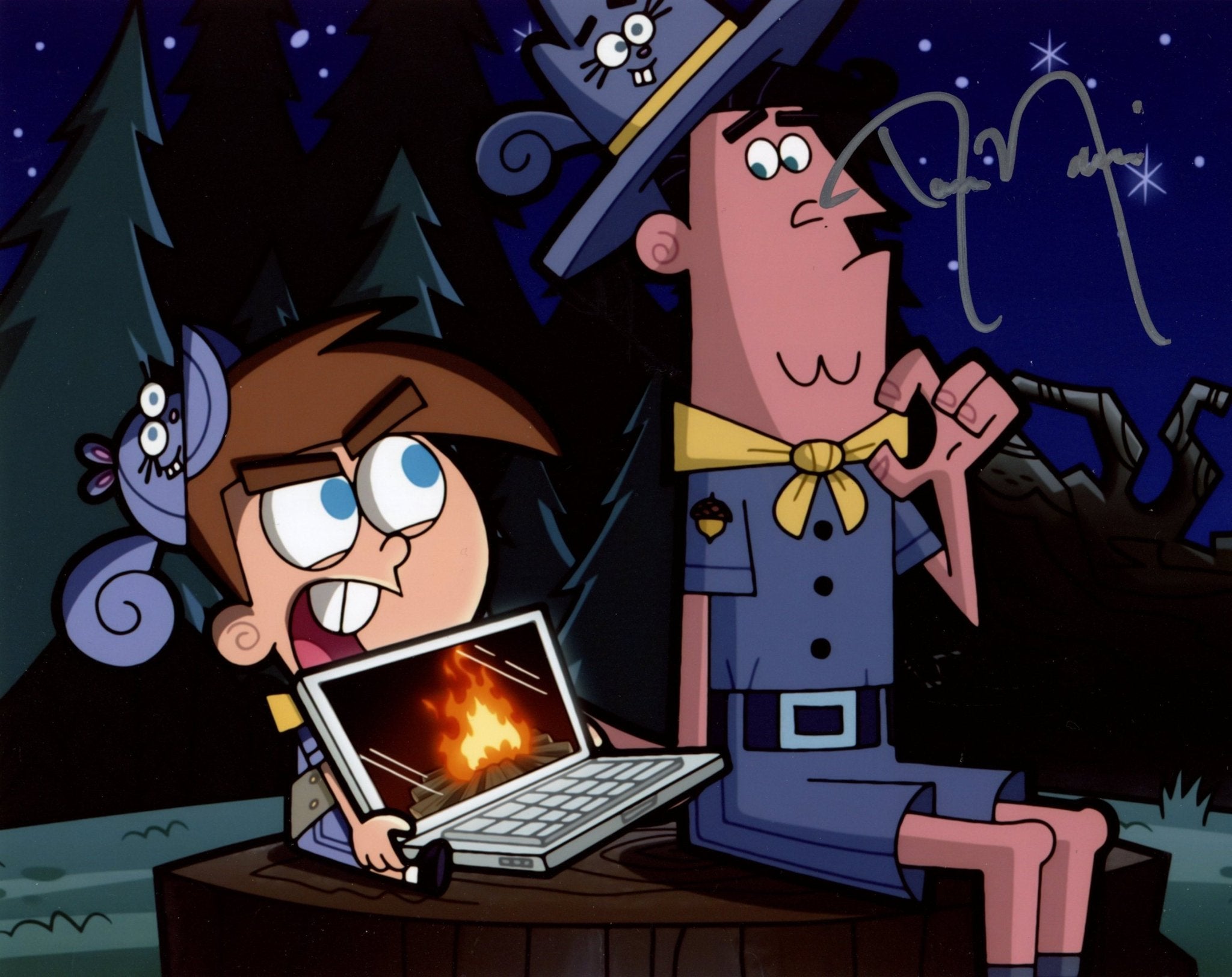 Daran Norris Fairly OddParents 8x10 Signed Photo JSA Certified Autograph