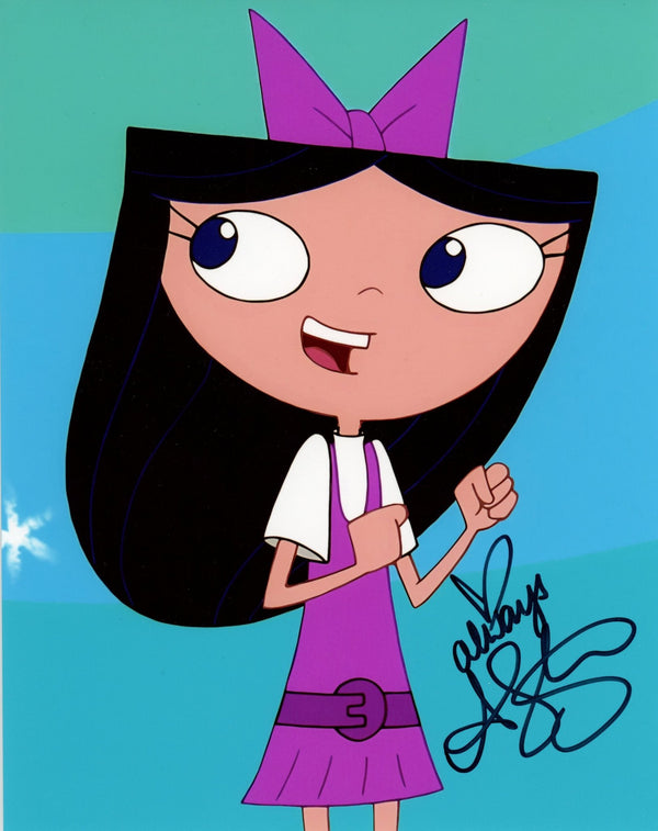 Alyson Stoner Phineas and Ferb 8x10 Signed Photo JSA Certified Autograph