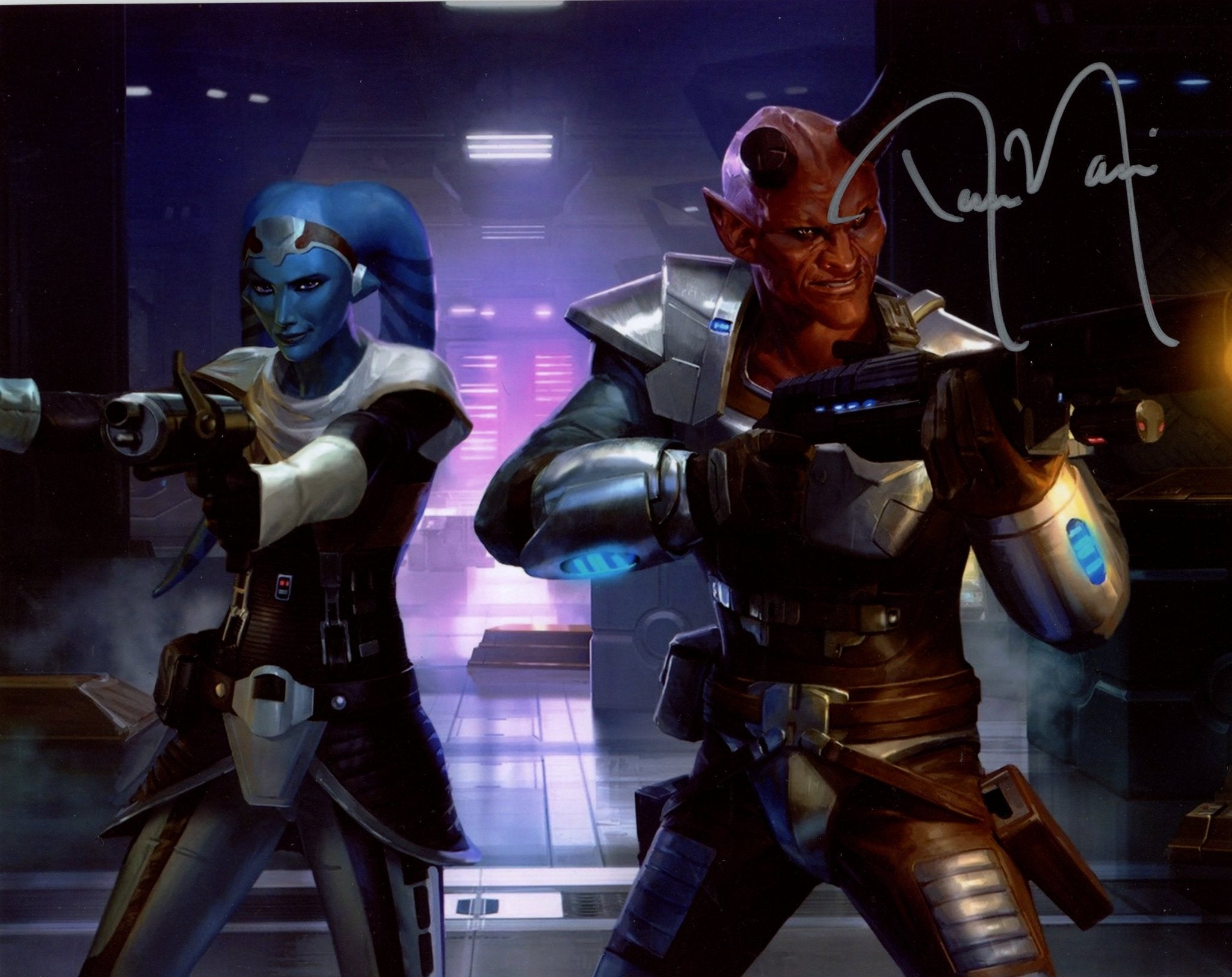 Daran Norris Star Wars: The Old Republic 8x10 Signed Photo JSA Certified Autograph