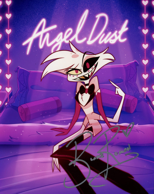 Blake Roman Hazbin Hotel 8x10 Photo Signed JSA Certified Autograph
