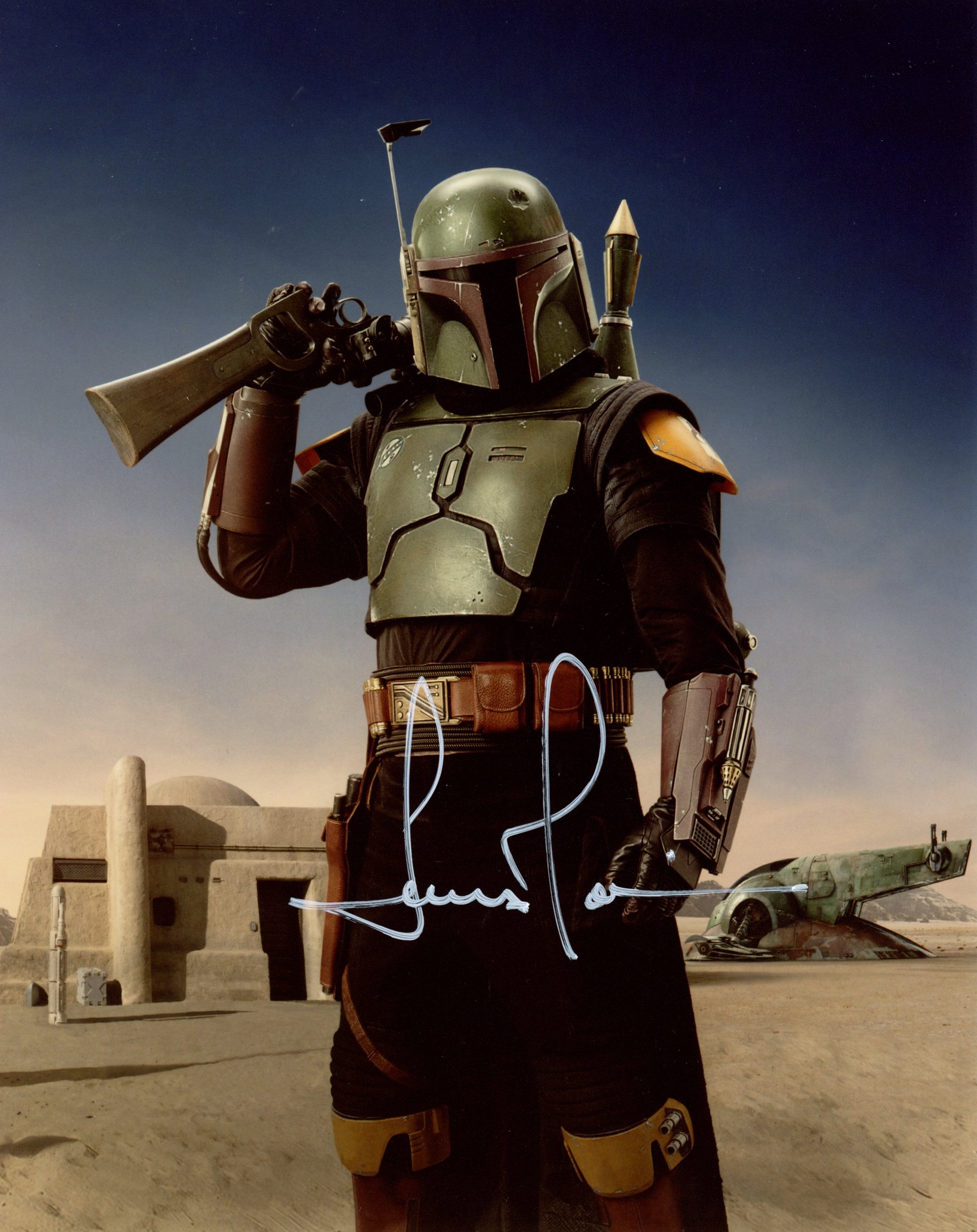 Temuera Morrison Star Wars: The Book of Boba Fett 8x10 Signed Photo