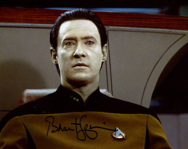 Brent Spiner "DATA" in Star Trek 8x10 Signed Photo