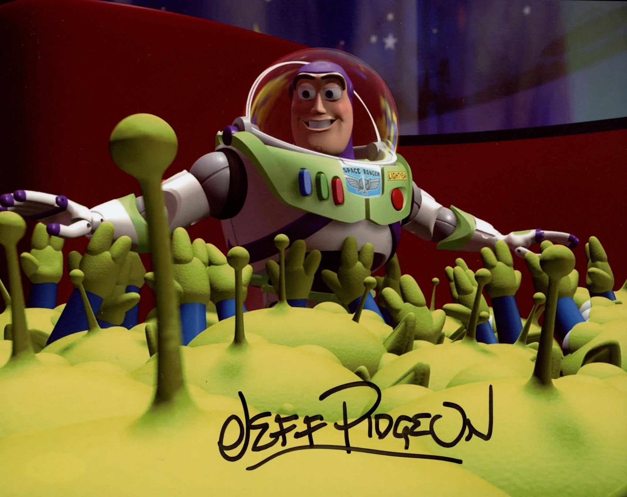 Jeff Pidgeon Toy Story 8x10 Signed Photo