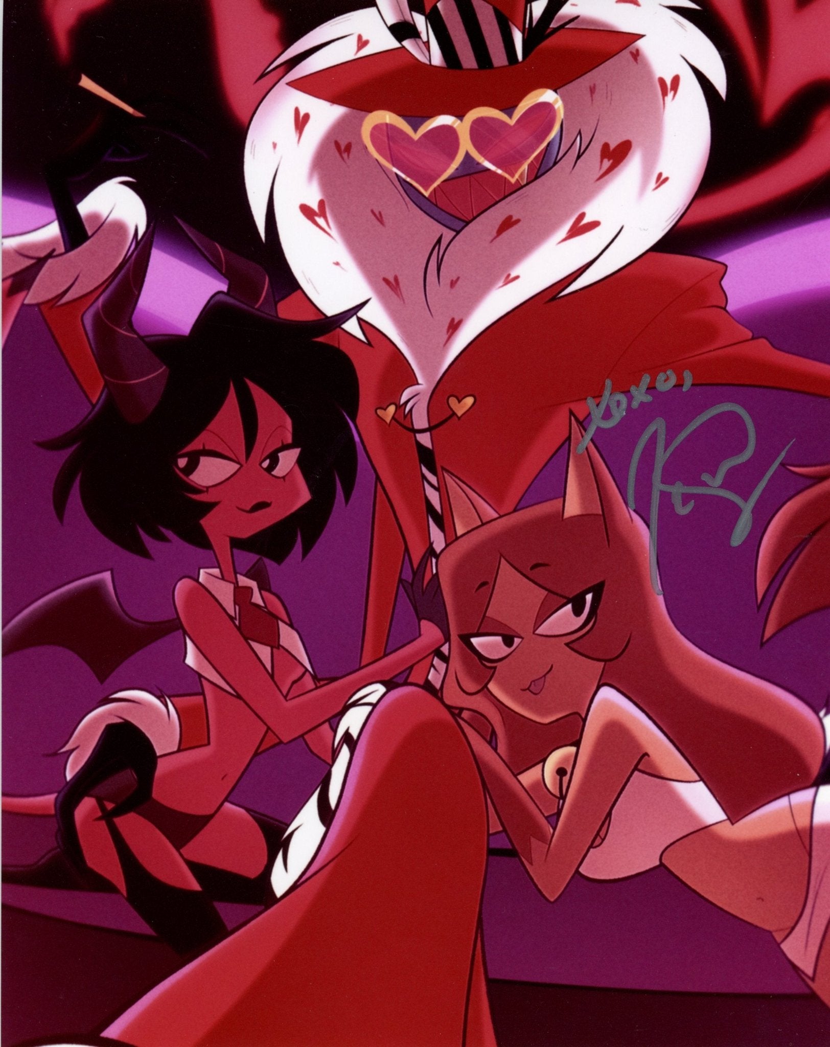 Joel Perez Hazbin Hotel 8x10 Signed Photo JSA Certified Autograph