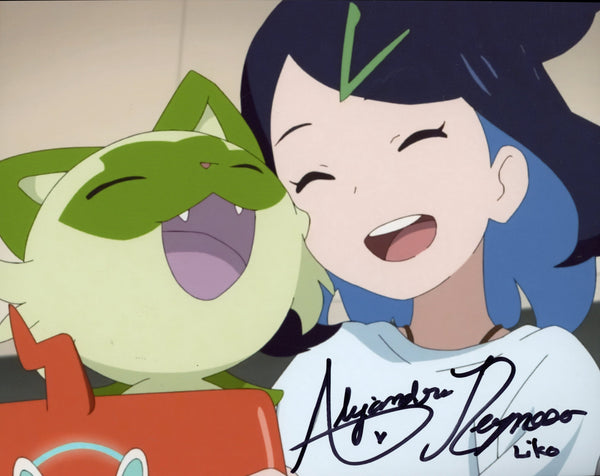 Alejandra Reynoso "Liko" in Pokémon Horizons: The Series 8x10 Signed Photo