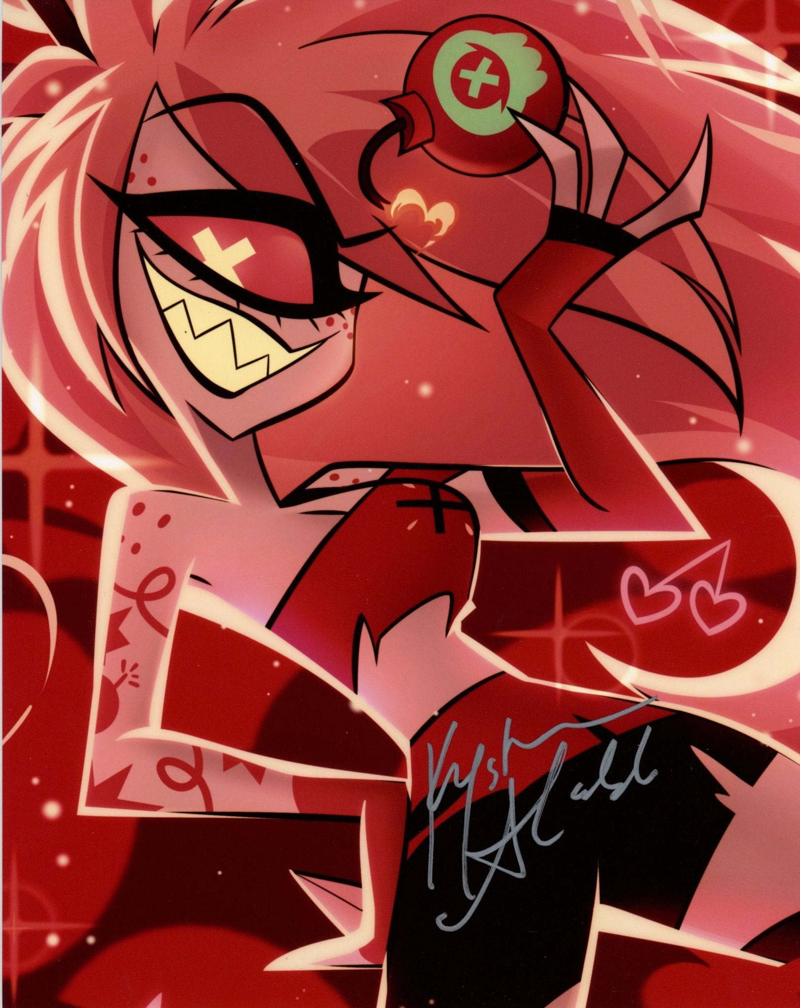 Krystina Alabado Hazbin Hotel 8x10 Signed Photo JSA Certified Autograph