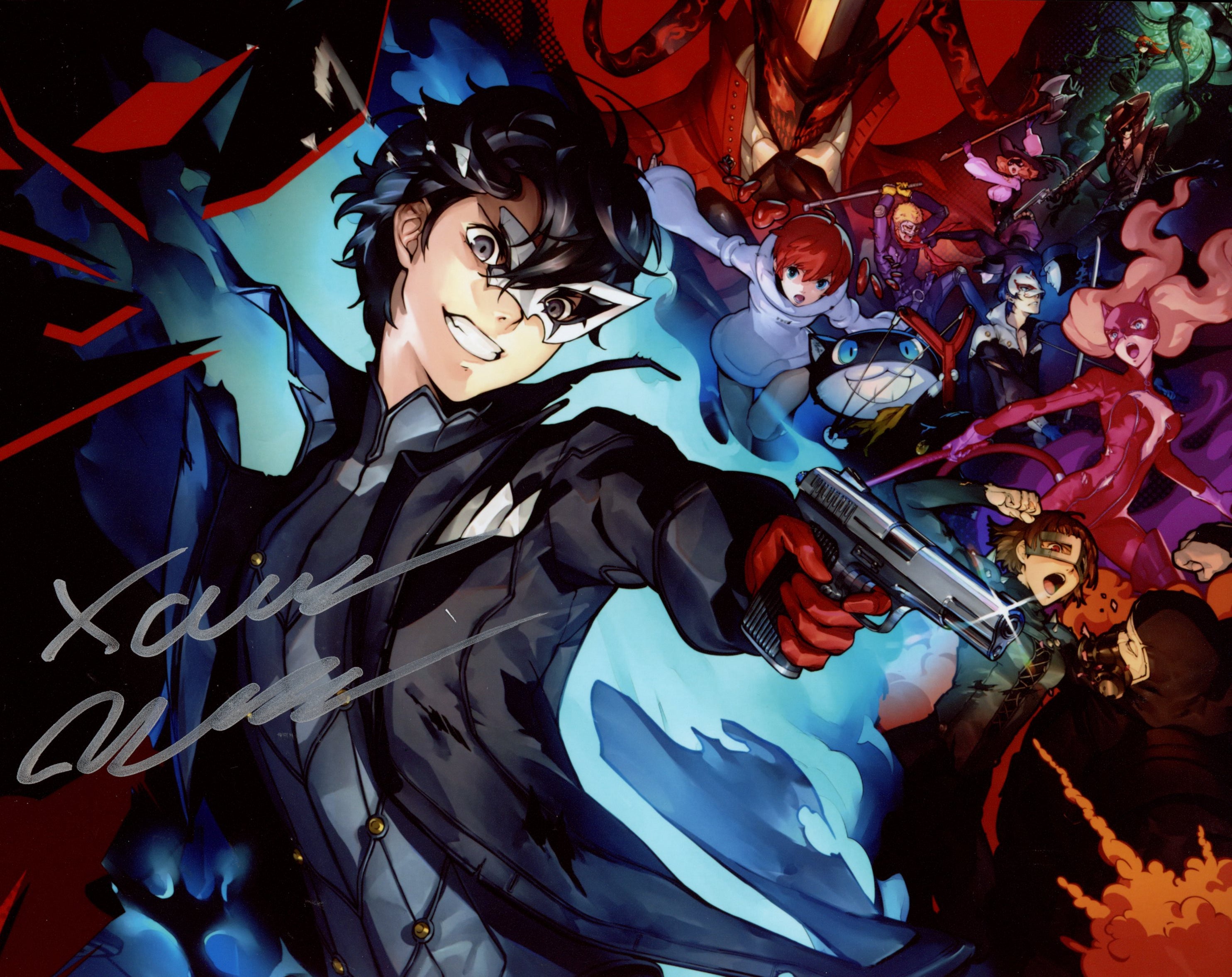Xander Mobus Persona 5 Strikers 8x10 Signed Photo