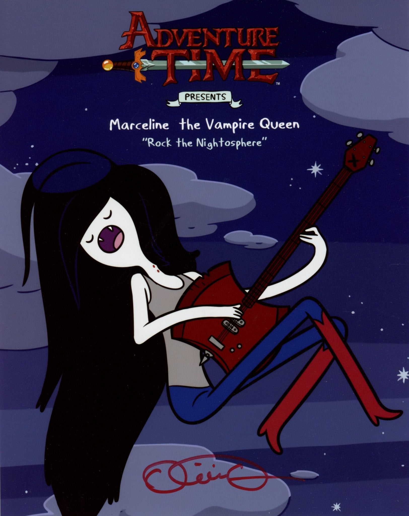 Olivia Olson Adventure Time 8x10 Signed Photo JSA Certified Autograph