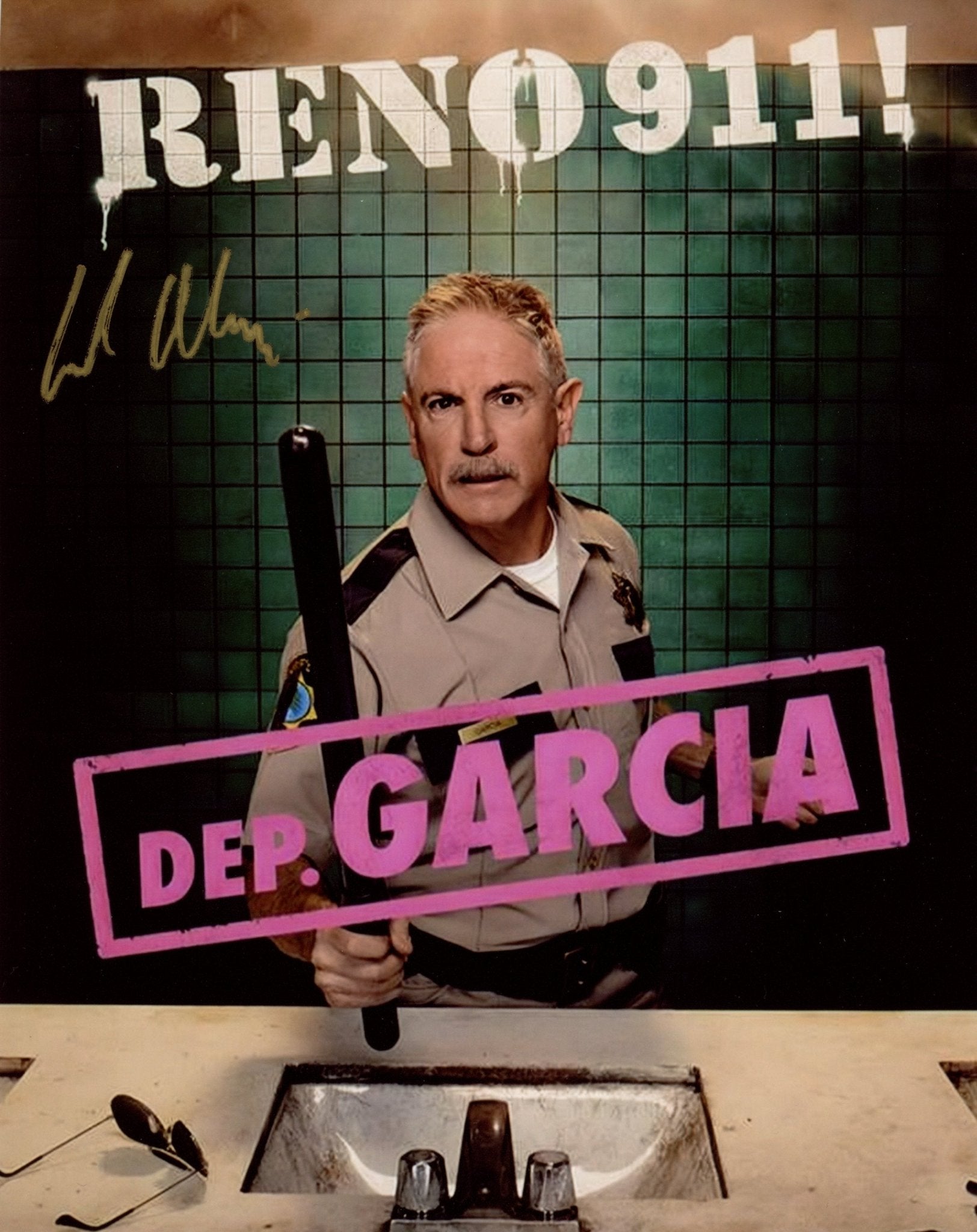Carlos Alazraqui RENO 911! 8x10 Photo Signed JSA Certified Autograph