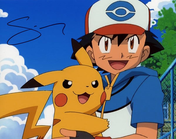 Sarah Natochenny Pokemon 8x10 Signed Photo JSA Certified Autograph