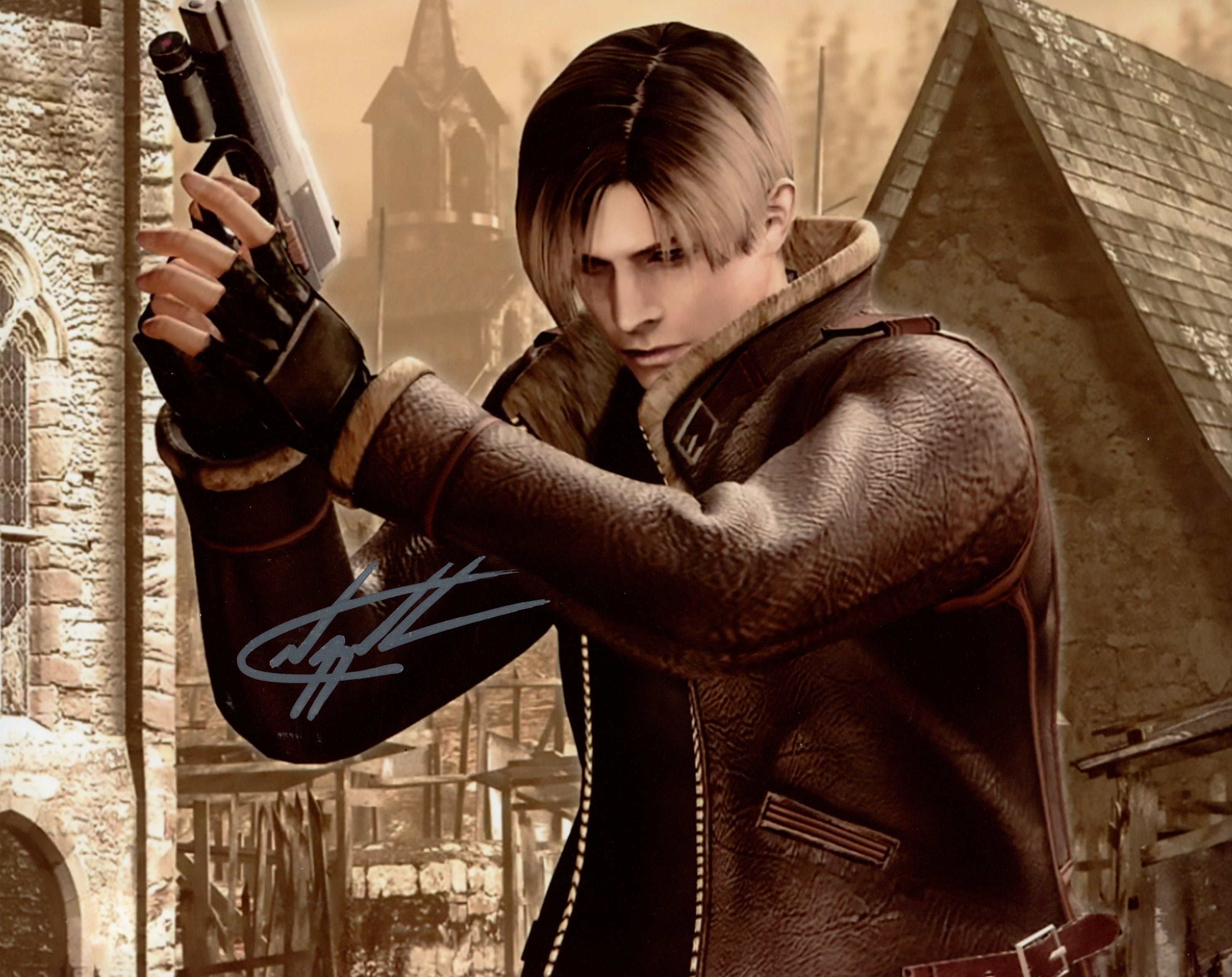 Nick Apostolides Resident Evil 8x10 Signed Photo