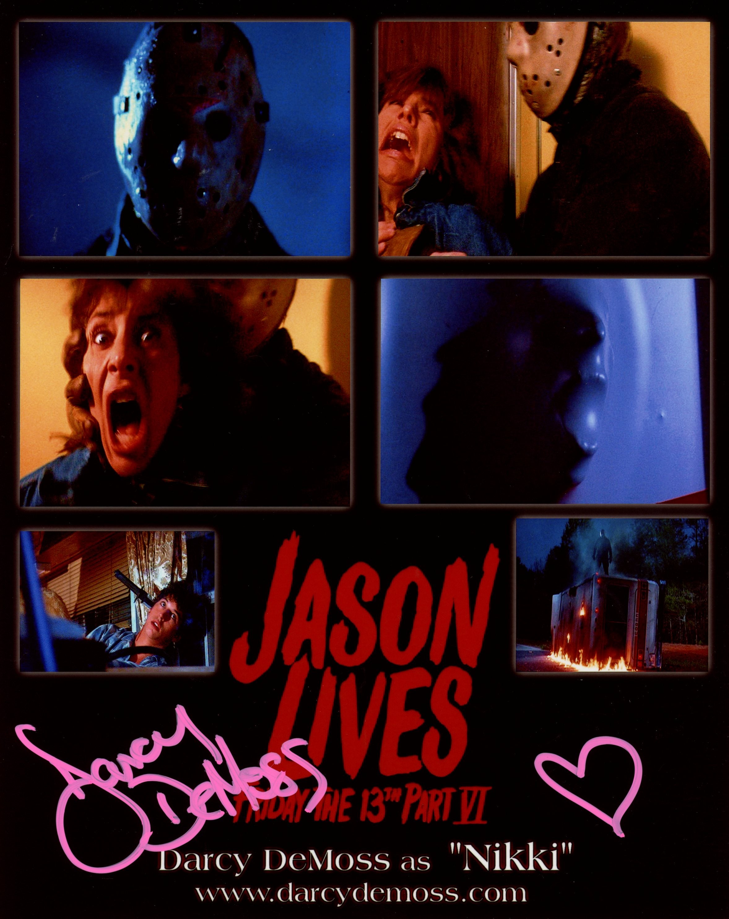 Darcy DeMoss Friday the 13th Part VI: Jason Lives 8x10 Signed Photo