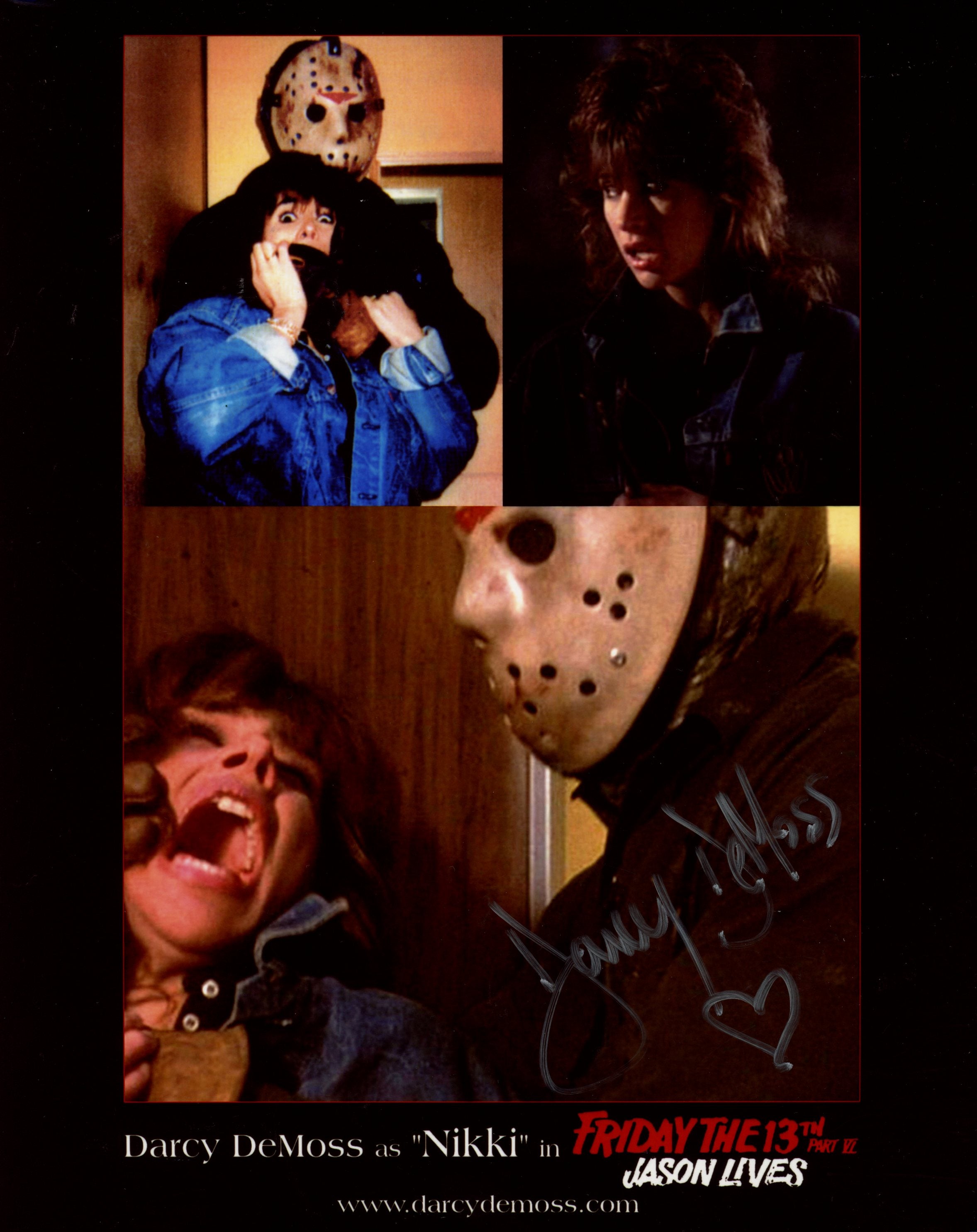Darcy DeMoss Friday the 13th Part VI: Jason Lives 8x10 Signed Photo