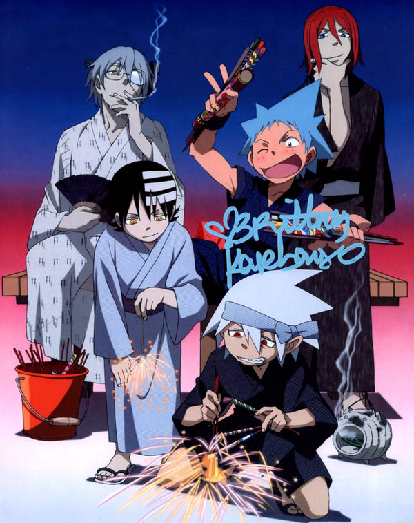 Brittney Karbowski Soul Eater 8x10 Signed Photo JSA Certified Autograph