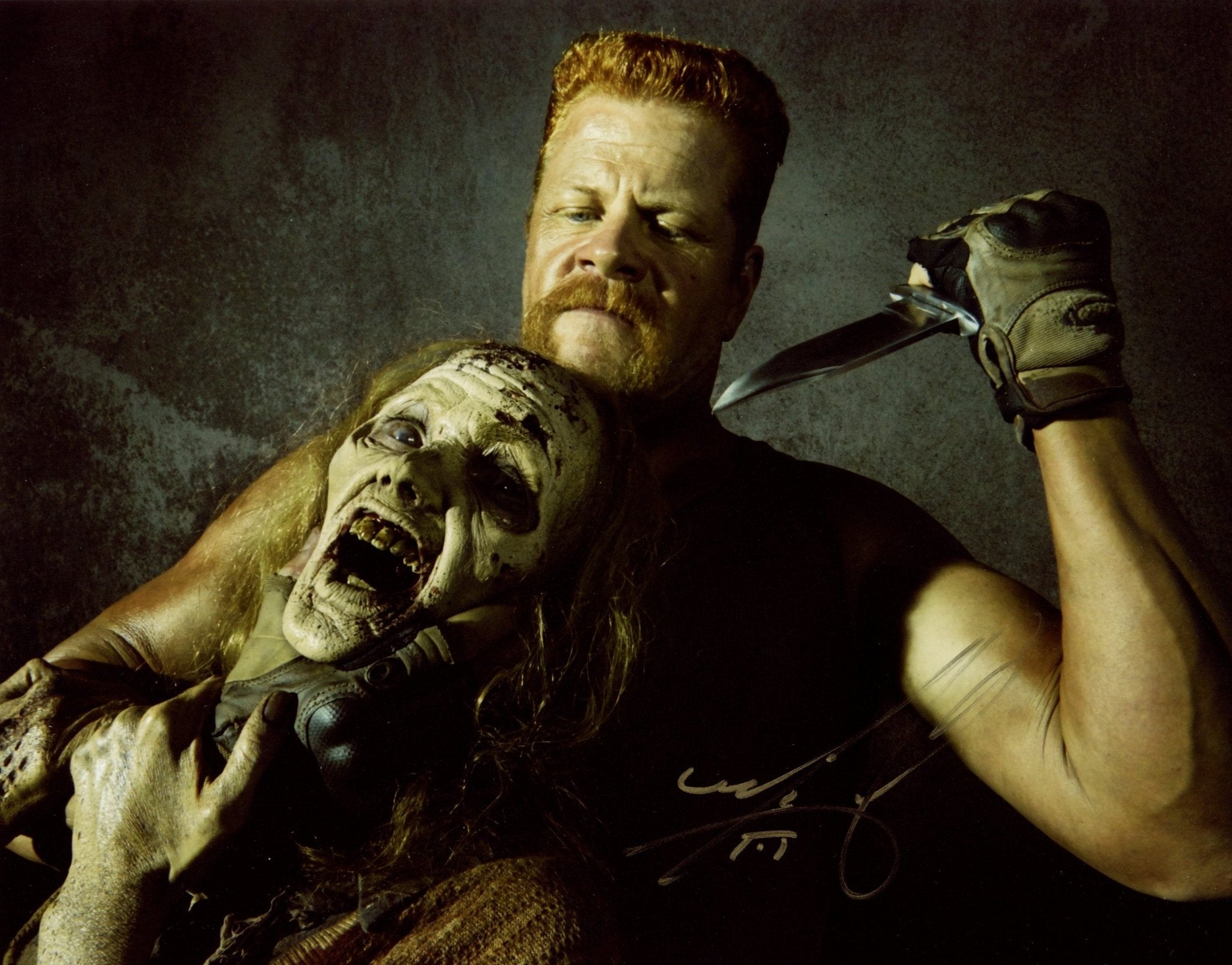 Michael Cudlitz The Walking Dead 8x10 Signed Photo JSA Certified Autograph