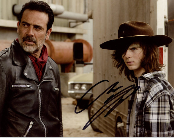 Chandler Riggs The Walking Dead 8x10 Signed Photo JSA Certified Autograph