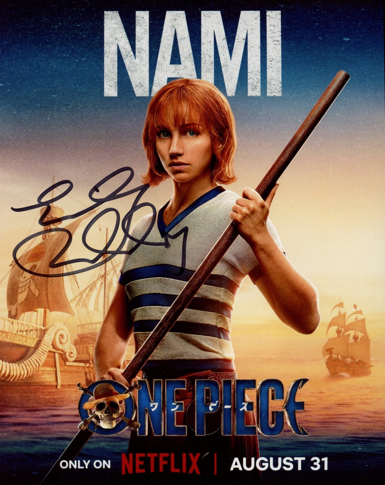 Emily Rudd One Piece 8x10 Signed Photo JSA Certified Autograph