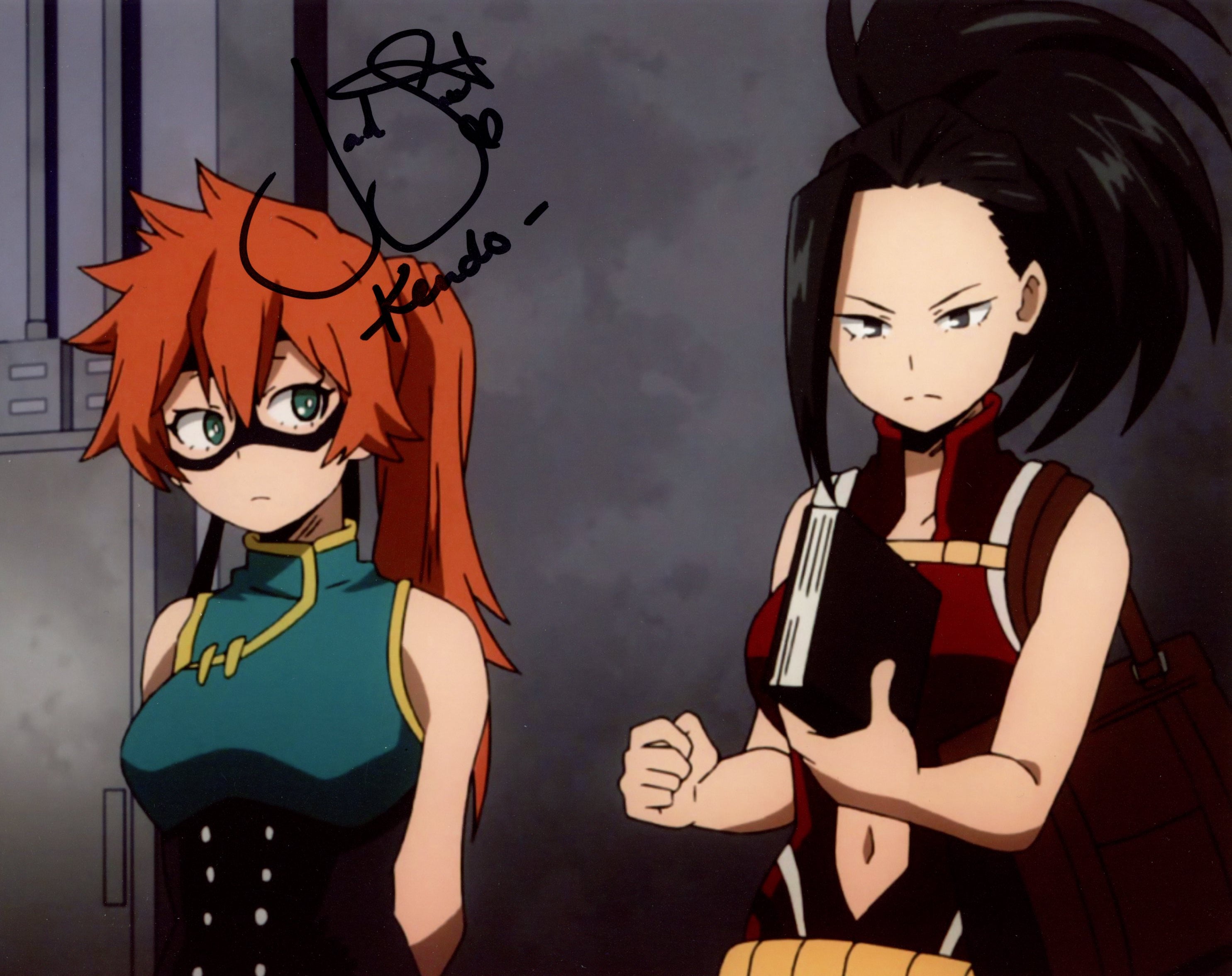 Jad Saxton My Hero Academia 8x10 Signed Photo JSA Certified Autograph