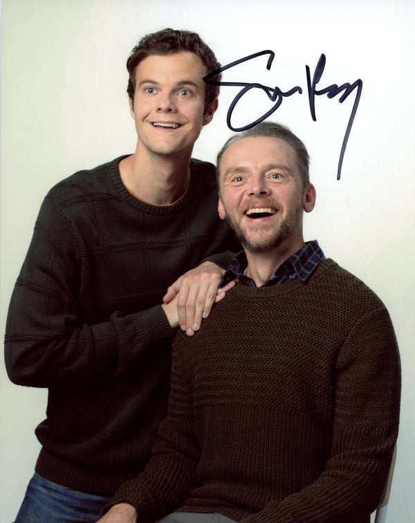 Simon Pegg The Boys 8x10 Signed Photo JSA Certified Autograph