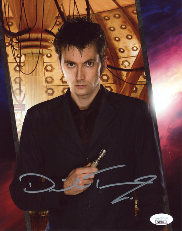 HWC Trading David Tennant Dr Who Gifts USL Printed Signed Autograph Picture  for TV Show Fans - US Letter Size