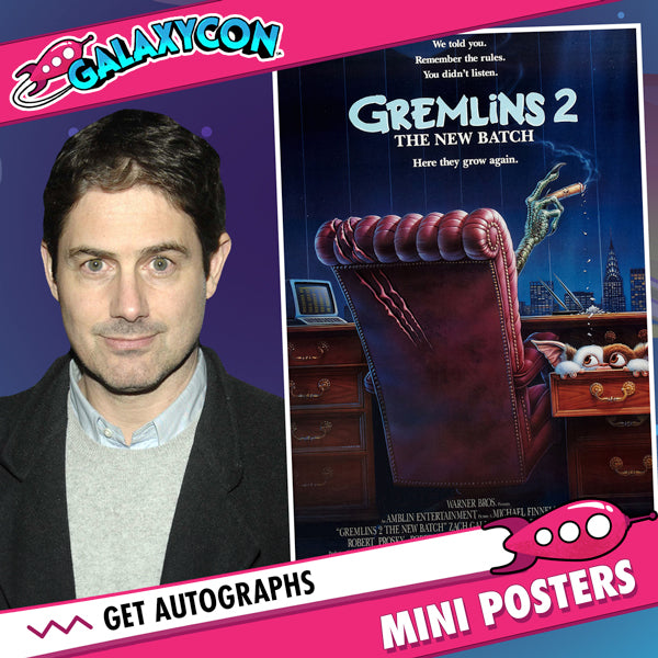 Zach Galligan: Autograph Signing on Mini Posters, November 21st