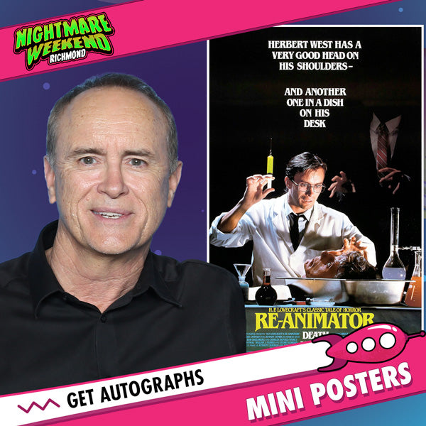 Jeffrey Combs: Autograph Signing on Mini Posters, September 28th