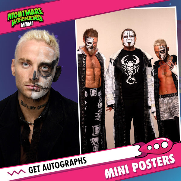 Darby Allin: Autograph Signing on Mini Posters, October 8th