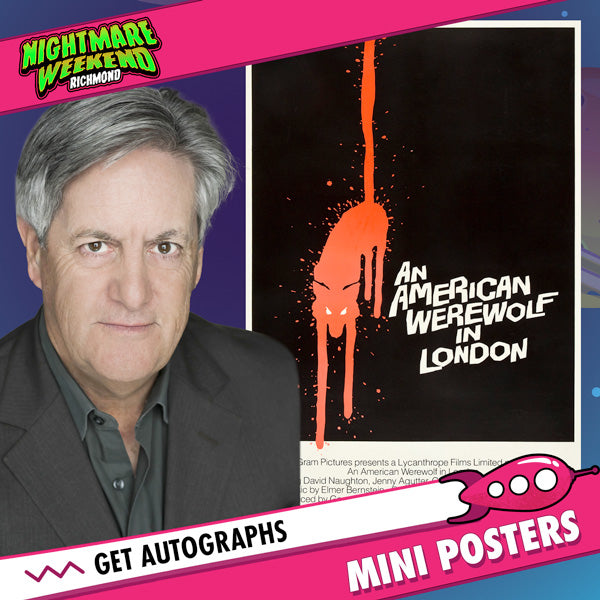 David Naughton: Autograph Signing on Mini Posters, September 28th