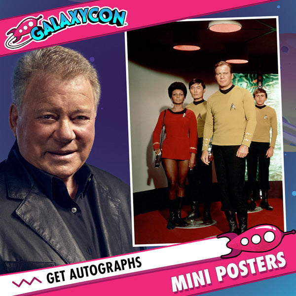 William Shatner: Autograph Signing on Mini Posters, November 27th