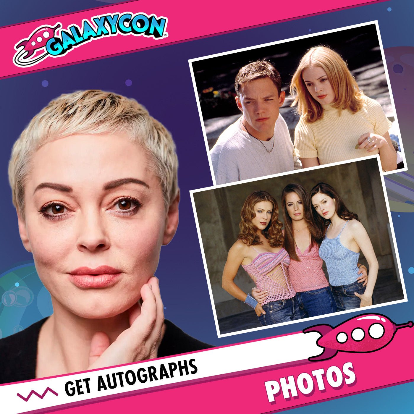 Rose McGowan: Autograph Signing on Photos, June 30th