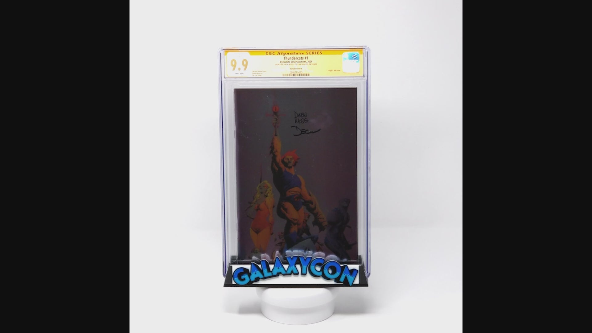 Thundercats #1 Variant Cover X Dynamite Comics CGC Signature Series 9.9 MINT x2 Signed Moss, Shalvey