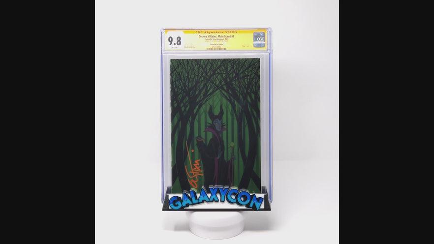 Disney Villains Maleficent #1 GalaxyCon Foil Edition CGC Signature Series 9.8 Signed by Gustavo Duarte