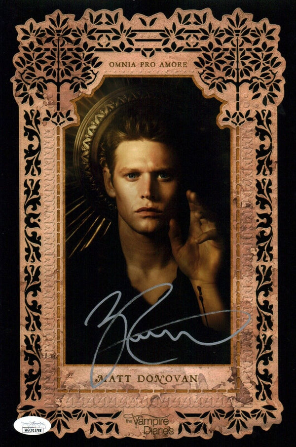 Zach Roerig The Vampire Diaries 8x12 Signed Autographed Photo JSA COA Certified Autograph