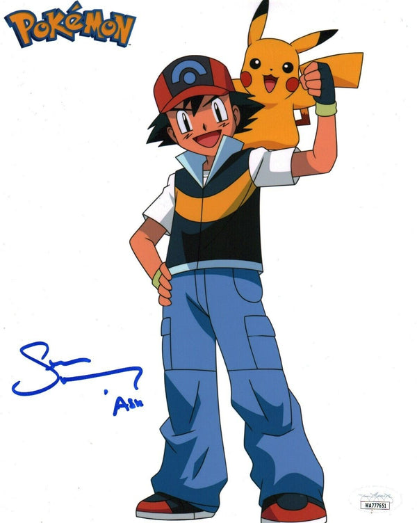 Sarah Natochenny Pokemon 8x10 Signed Photo JSA COA Certified Autograph