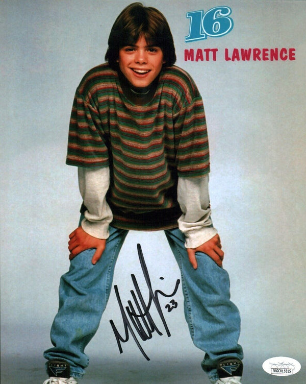 Matthew Lawrence 16 Magazine  8x10 Photo Signed Autographed JSA Certified COA GalaxyCon