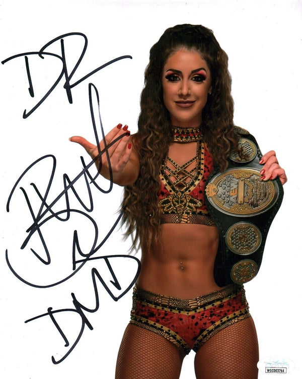 Britt Baker AEW Wrestling 8x10 Signed Photo JSA COA Certified Autograph