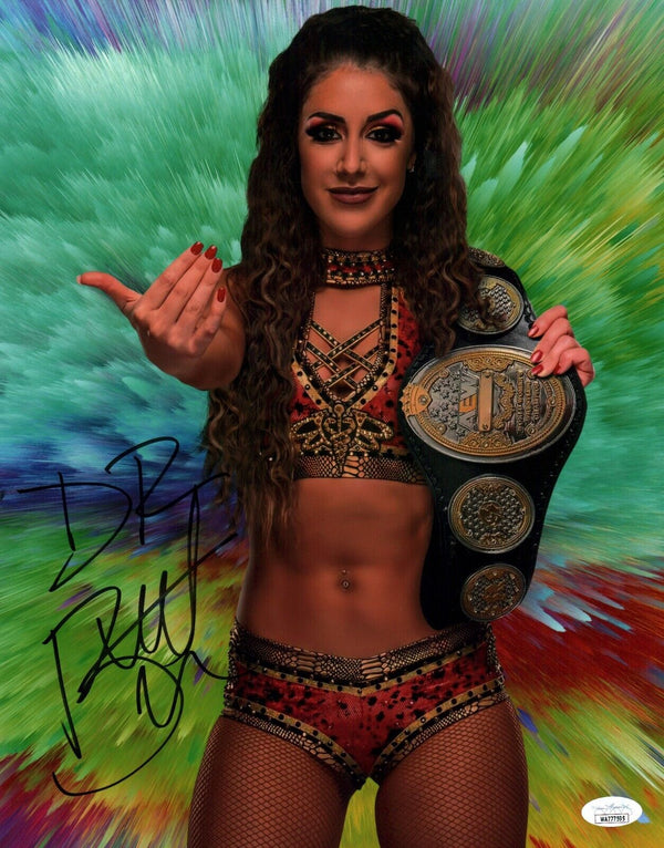 Britt Baker AEW Wrestling 11x14 Photo Poster Signed Autograph JSA Certified COA