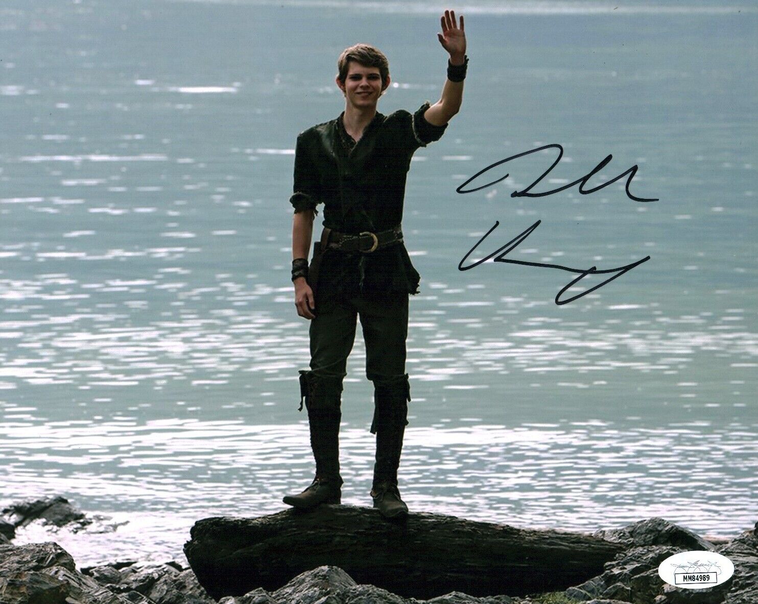 Robbie Kay Once Upon A Time 8x10 Signed Photo JSA COA Certified Autograph