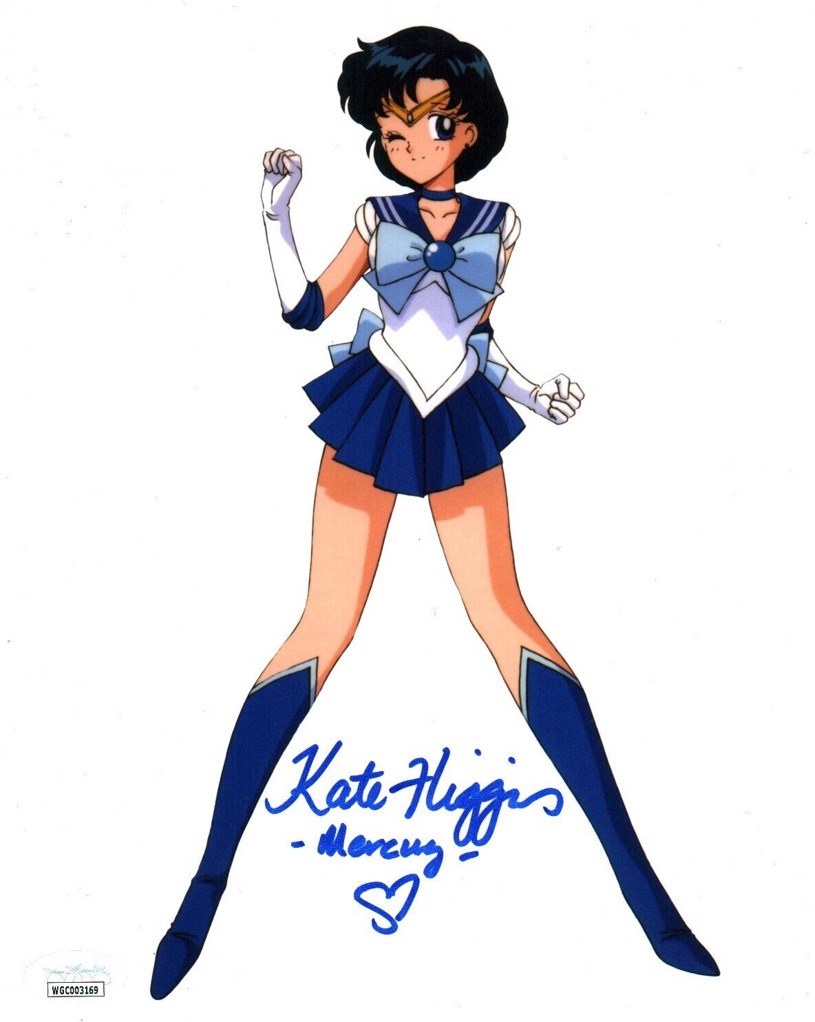 Kate Higgins Sailor Moon 8x10 Photo Signed Autograph JSA Certified Auto