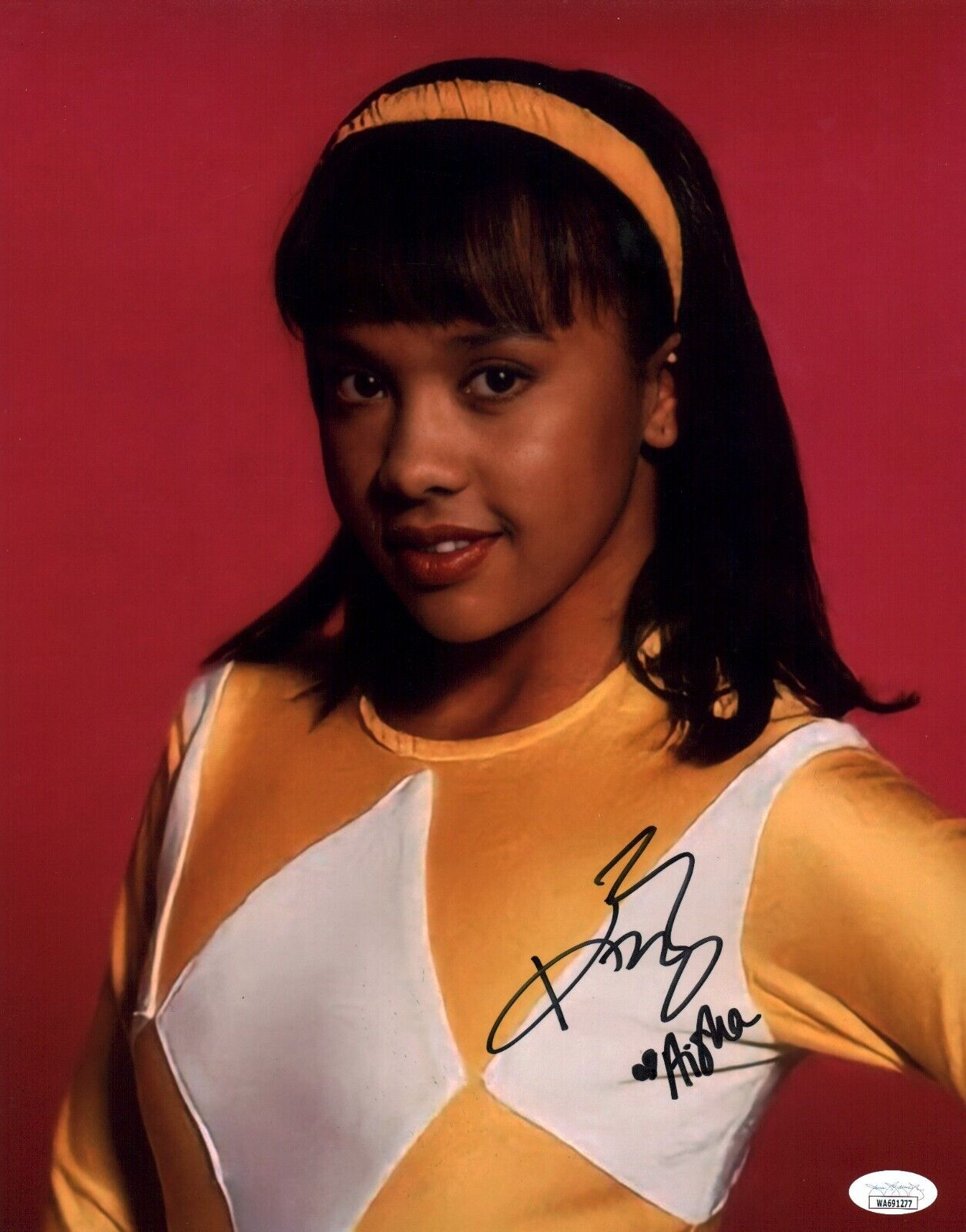 Power Rangers Autograph Karan Ashley Mighty Morphin Power Rangers 8x10 Signed Photo JSA COA Ce