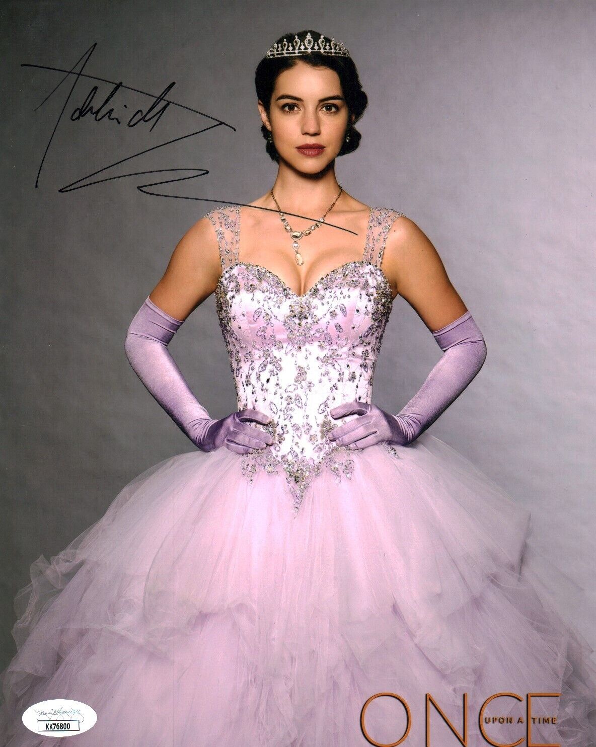 Adelaide Kane Once Upon A Time 8x10 Signed Photo JSA COA Certified Autograph