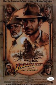 John Rhys-Davies Indiana Jones 11x17 Signed Photo Poster JSA COA Certified Autograph