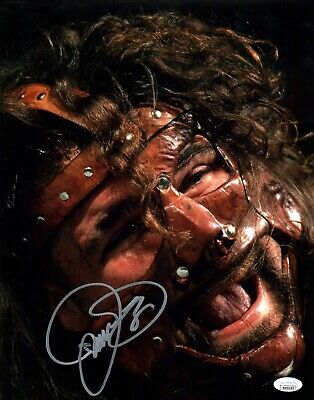 Mick Foley WWE Wrestling 11x17 Signed Photo Poster JSA COA Certified Autograph